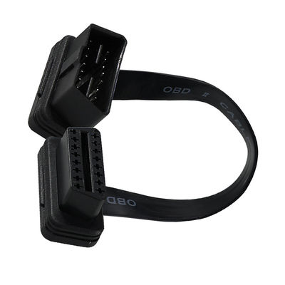 OBD-II フラットリボン延長ケーブル 車両診断スキャナー GPSトラッカー用の16ピン男性から女性接続器