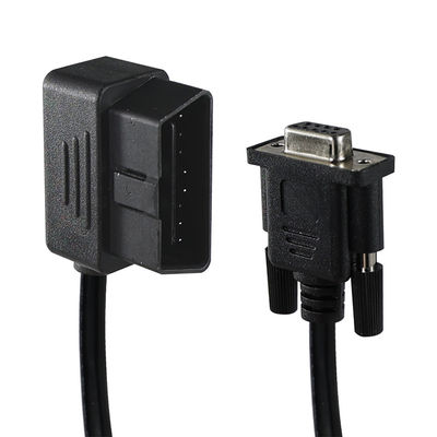 OBD-II - DB9診断アダプターケーブル、16ピンオス - 9ピンシリアルコネクタ、車両スキャンツールインターフェース用