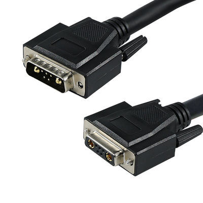 産業オートメーション機器通信インターフェース用電源および信号ピン付きD-Sub混合コンタクトコネクタ