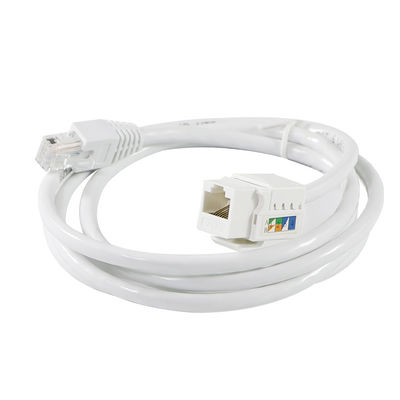 ツールフリー Cat6 RJ45 Keystone インライン カップラー エーサネットパッチパネルまたは壁プレート 8P8C LAN ネットワーク アダプター