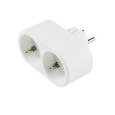 EUプラグ電源アダプタ 家庭用旅行用ソケットコンバーター 欧州標準交流出口 250V 10Aa