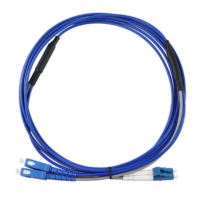 SC から LC 光ファイバーパッチケーブル デュプレックス データセンター FTTx