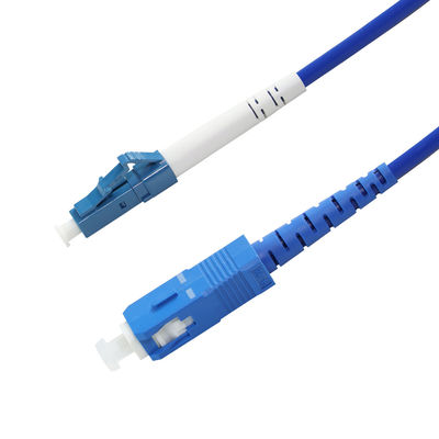 SC から LC 光ファイバーパッチケーブル デュプレックス データセンター FTTx