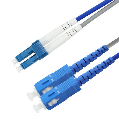 SC から LC 光ファイバーパッチケーブル デュプレックス データセンター FTTx
