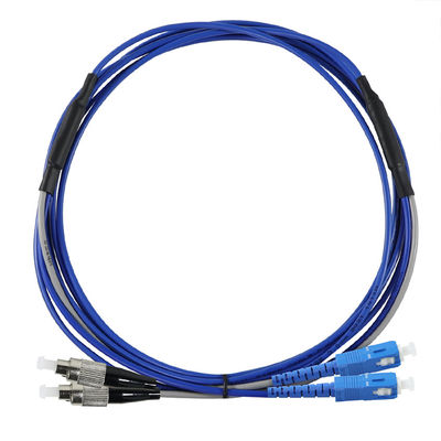 SC から FC ファイバー オプティック パッチ ケーブル - FTTH,ODF,テレコム,データ センター アプリケーションのためのシングル モードまたはマルチ モード ジャンパー