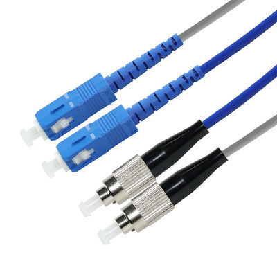 SC から FC ファイバー オプティック パッチ ケーブル - FTTH,ODF,テレコム,データ センター アプリケーションのためのシングル モードまたはマルチ モード ジャンパー