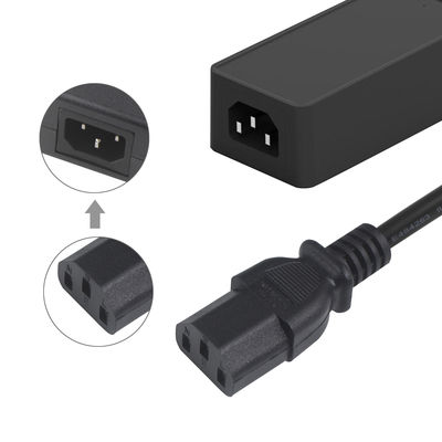 QIUCABLE モニターの電源コード交換 12ft - PCコンピュータ電源コード,NEMA 5-15PからIEC C13コネクタ SJT 18AWG (B09N3K9VJT)
