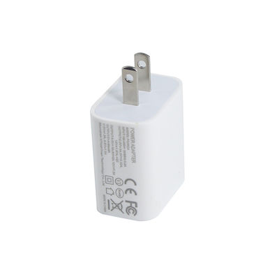 US 2ピン 20W デュアルポート USB ウォールチャージャー – Type-C & USB-A 高速充電電源アダプター (スマートフォン、タブレット、カメラ用)
