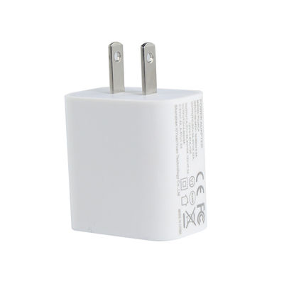 US 2ピン 20W デュアルポート USB ウォールチャージャー – Type-C & USB-A 高速充電電源アダプター (スマートフォン、タブレット、カメラ用)