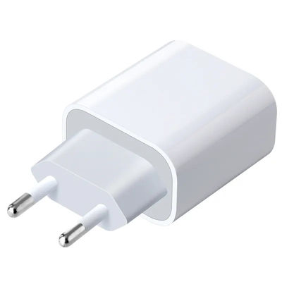 EU 2ピン 45W USB-C 急速充電ウォールチャージャー – ラップトップ、タブレット、携帯電話、旅行用 Type-C 電源アダプター
