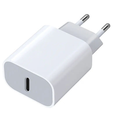 EU 2ピン 45W USB-C 急速充電ウォールチャージャー – ラップトップ、タブレット、携帯電話、旅行用 Type-C 電源アダプター