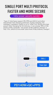 140W EU 2ピンUSB-C ウォールチャージャー ラップトップ タブレット MacBook