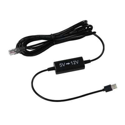 USBからRJ45イーサネット電源注入ケーブル5Vから12Vステップアップ変換器 IPカメラ,ルーター,ミニPOEデバイス