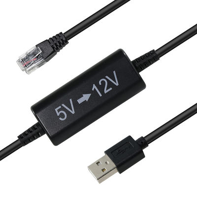 USBからRJ45イーサネット電源注入ケーブル5Vから12Vステップアップ変換器 IPカメラ,ルーター,ミニPOEデバイス