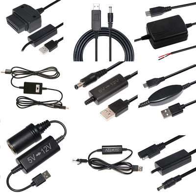 USB - Micro USB 5V 降圧コンバータケーブル - Arduino、DIY電子機器、小型デバイス用電圧降下アダプタ