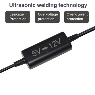 SAE から DC 5.5x2.1mm ステップアップ電源ケーブル -5V から 12V 変換アダプタ 太陽光パネル,バッテリーパック,LED,ルーター用