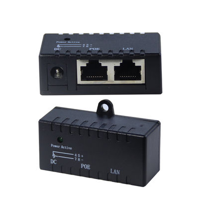 アクティブPoEインジェクター-48V パワーオーバーイーサネット アダプター IEEE 802.3af/at IPカメラ,ワイヤレスAP,VoIP電話に対応