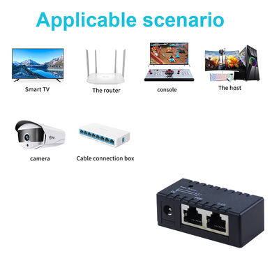 アクティブPoEインジェクター-48V パワーオーバーイーサネット アダプター IEEE 802.3af/at IPカメラ,ワイヤレスAP,VoIP電話に対応