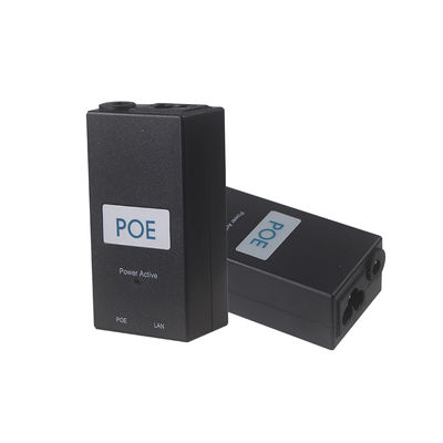 デスクトップアクティブPoEインジェクター -48V Power over Ethernetアダプター IEEE 802.3af/at対応 IPカメラ、無線AP、VoIP電話用