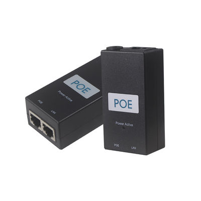 デスクトップアクティブPoEインジェクター -48V Power over Ethernetアダプター IEEE 802.3af/at対応 IPカメラ、無線AP、VoIP電話用