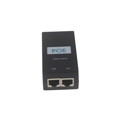 デスクトップアクティブPoEインジェクター -48V Power over Ethernetアダプター IEEE 802.3af/at対応 IPカメラ、無線AP、VoIP電話用