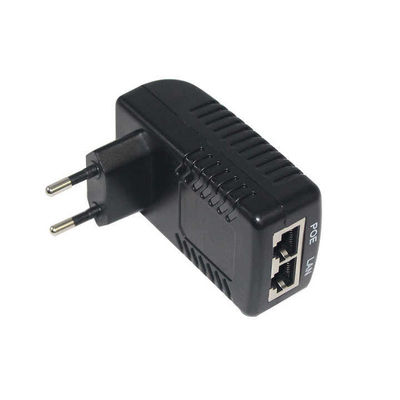 EUプラグ 48V PoEインジェクター IEEE 802.3af/at IPカメラ & 無線AP用