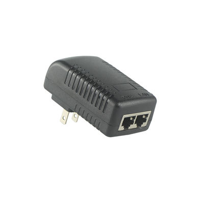 USプラグPOEインジェクターアダプター - 48Vアクティブパワーオーバーイーサネット供給 IEEE 802.3af/at IPカメラ,ワイヤレスAP,VoIP電話