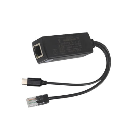 USB-C PoE Splitter 48Vから5V/9V/12Vのタブレット電話用変換器