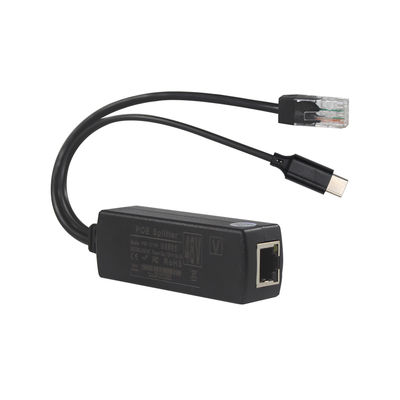USB-C PoE Splitter 48Vから5V/9V/12Vのタブレット電話用変換器