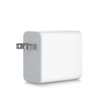 USプラグ 60W USB-C ウォールチャージャー – 2ピン コンパクト急速充電アダプター、ラップトップ、携帯電話、タブレット、旅行用 (100–240V 入力)