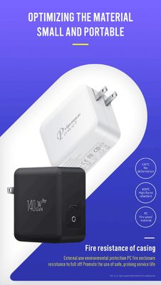120W 双 USB-C GaN PD 充電器,US 2ピンプラグ