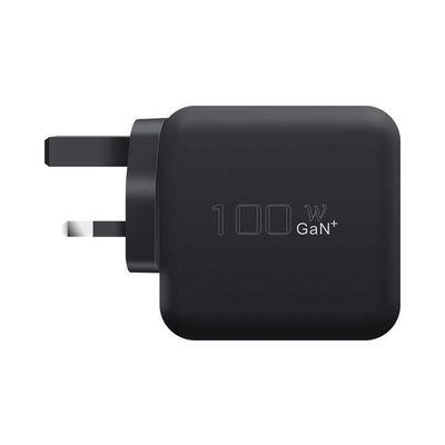 イギリス / EU USB-Cポート付き2ピンウォールチャージャー,ラップトップ/タブレット/電話用の100W高速出力電源アダプター