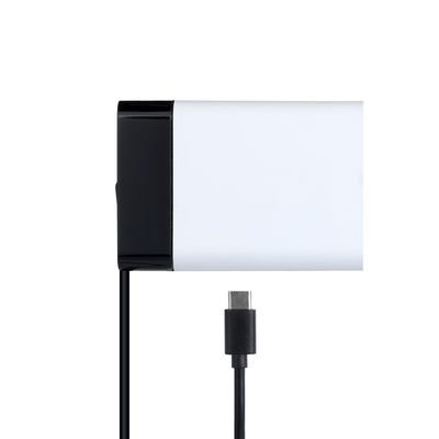 60W USB-C 電源アダプタ 固定ケーブル付き ラップトップ,タブレット,スマートフォン用 高速型C ウォール充電器
