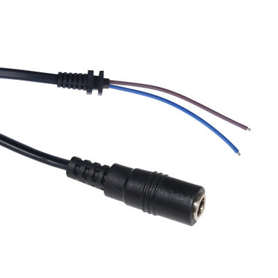 DC 女性バレル接続器 缶詰付きストリップドワイアピグテールケーブル - CCTV,LED,DIYプロジェクトのための12V2.1mm x5.5mm電源コード