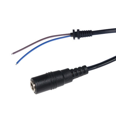 DC 女性バレル接続器 缶詰付きストリップドワイアピグテールケーブル - CCTV,LED,DIYプロジェクトのための12V2.1mm x5.5mm電源コード