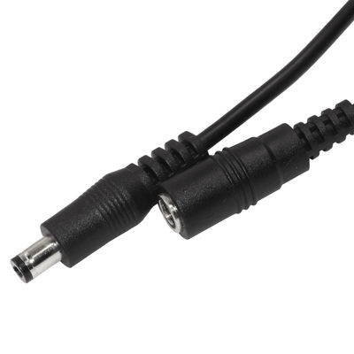 DCオス電源プラグ - 錫メッキ線ピグテールケーブル - 2.1mm x 5.5mmコネクタ、12V電源、CCTV、LEDストリップ、DIY用