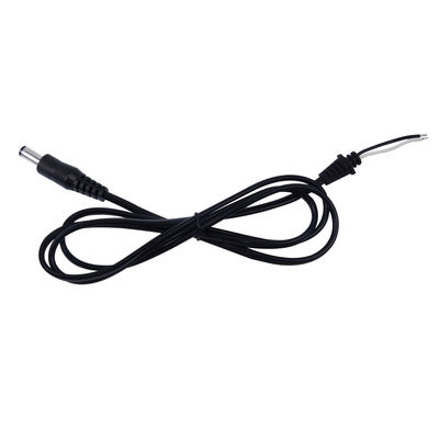DCオス電源プラグ - 錫メッキ線ピグテールケーブル - 2.1mm x 5.5mmコネクタ、12V電源、CCTV、LEDストリップ、DIY用