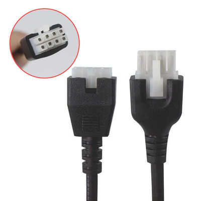 8ピン電源および信号ケーブル、スプリットリード付き - LEDコントローラー、産業用センサー、モーター制御用マルチコアDC配線ハーネス