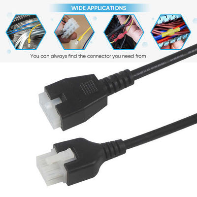 8ピン電源および信号ケーブル、スプリットリード付き - LEDコントローラー、産業用センサー、モーター制御用マルチコアDC配線ハーネス