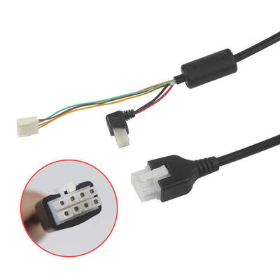 8ピン電源および信号ケーブル、スプリットリード付き - LEDコントローラー、産業用センサー、モーター制御用マルチコアDC配線ハーネス
