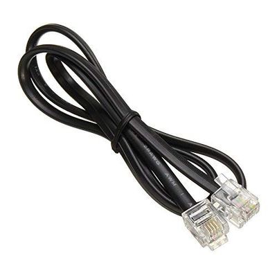 RJ11電話延長ケーブル - 2P4C/4P4Cワイヤー、固定電話、FAX、DSLモデム、壁コンセント、家庭またはオフィス用