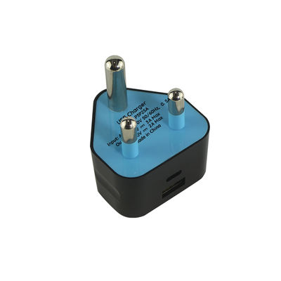 SAプラグUSB充電器 USB-CとUSB-Aポート 5V 3.4A