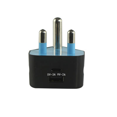 SAプラグUSB充電器 USB-CとUSB-Aポート 5V 3.4A