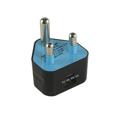 SAプラグUSB充電器 USB-CとUSB-Aポート 5V 3.4A