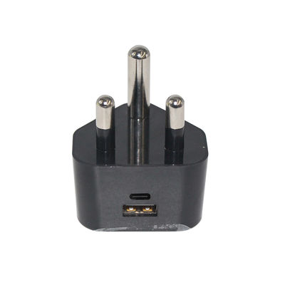 SAプラグUSB充電器 USB-CとUSB-Aポート 5V 3.4A