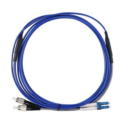 LC-ST デュプレックスマルチモード光ファイバーパッチケーブル 50/125μm ジャンパーコード データセンターおよび光ネットワーク用