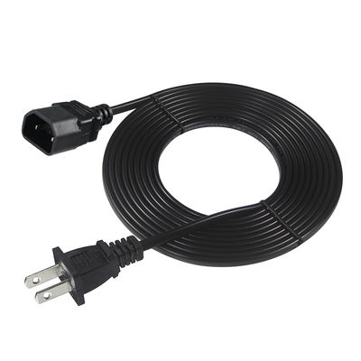 NEMA 1-15P から IEC C18 電源コード - 2 端 US プラグ から C18 接続ケーブル ラップトップ アダプター,プロジェクター,モニター 電源