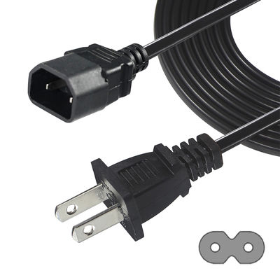 NEMA 1-15P から IEC C18 電源コード - 2 端 US プラグ から C18 接続ケーブル ラップトップ アダプター,プロジェクター,モニター 電源