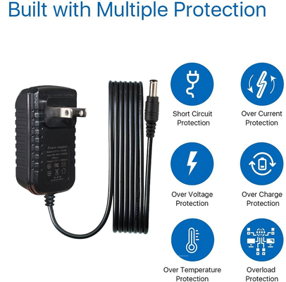 アメリカ カナダ プラグ 5V 3A DC電源 交換充電器 ユニバーサルACアダプター