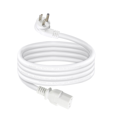 右角 NEMA 5-15P から C13 電源コード- 3 端 US プラグ から IEC C13 ACケーブル モニター,サーバー,PDU, 10A 125V